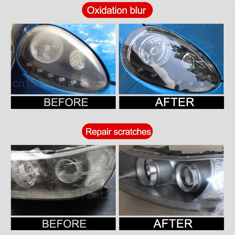 Car Headlight Restoration Polishing Kit